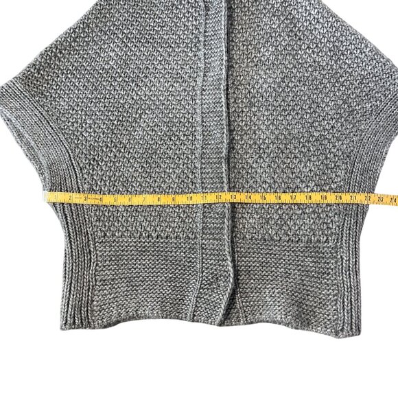 Elsamanda Anthropologie Cape Cardigan Sweater Womens S Chunky Alpaca Wool Poncho - Picture 11 of 12